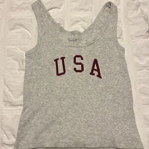 brandy melville USA tank top, never warn